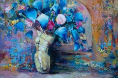Bouquet en bleu
