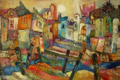 Village bariolé