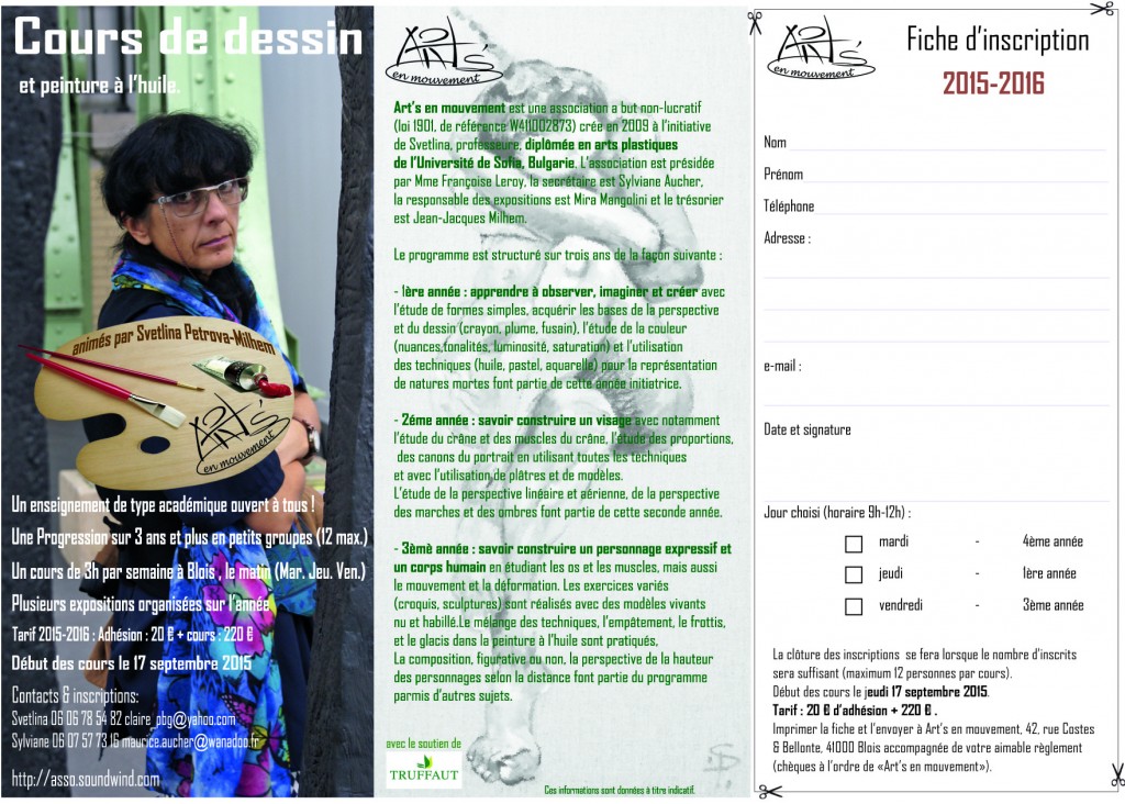 Arts en mouvement - Fiche descriptive 2015-2016